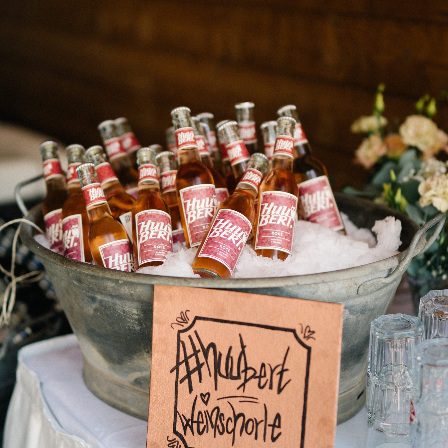 HUUBERT Weinschorle ROSÉ 275 ml